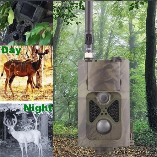 2G MMS Hunting Trail Camera SMTP SMS Celluar Wireless Photo Traps HC550M Wildlife Surveillance 940NM Night Vision Cameras
