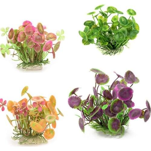 Plastic Artificial Aquarium Plants Fish Tank Plants Water Aquarium Decorations for Fishhouse, Household and Office Aquarium