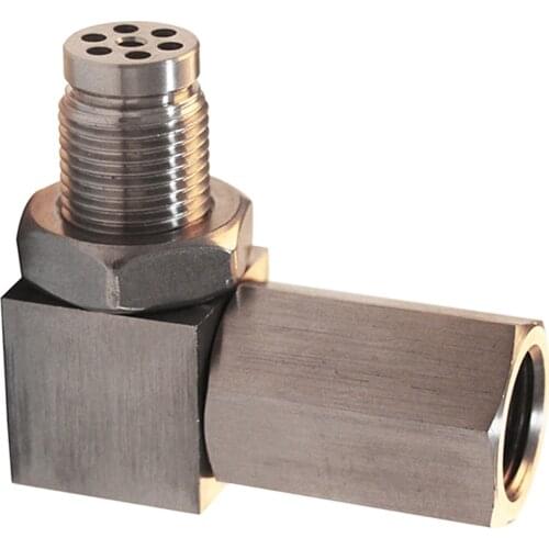 O2 Sensor Extender Universal 90° Degree Oxygen Sensor Spacer Metal M18 X 1.5 Straight Threaded Check Engine Light