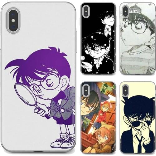 Silicone Skin Cover Detective Conan Edogawa Shinichi For Samsung Galaxy Note 3 4 5 8 9 S3 S4 S5 Mini S6 S7 Edge S8 S9 S10 Plus