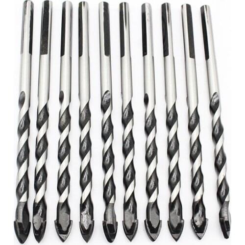 Tungsten Carbide Bit Twist Drill 6mm 8mm 10mm 12mm Tiling Masonry Drilling Drill Bits for Tile Ceramic ement wall