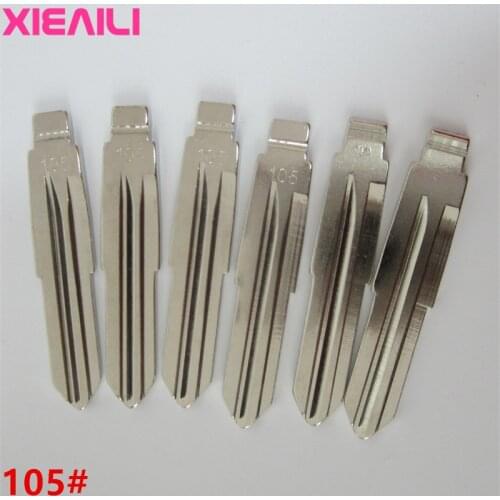 XIEAILI 20Pcs/lot 105# Metal Blank Uncut Flip Remote Key Blade For New Chevrolet Epica S226