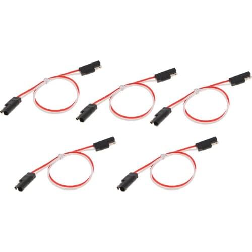 10 Gauge 13"Car Quick Disconnect Connect 2-Pin SAE Waterproof Wire Harness Plug