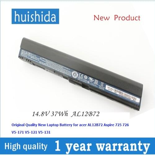 14.8V 37Wh AL12B72 New original laptop battery for Acer AL12B32 AL12B31 AL12A31 aspire V5-171 V5-121 V5-131 C7 C710 series