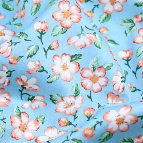 160cm*50cm floral baby Cotton Fabric Cloth Sewing Quilting bedding apparel dress diy patchwork fabric infant cloth