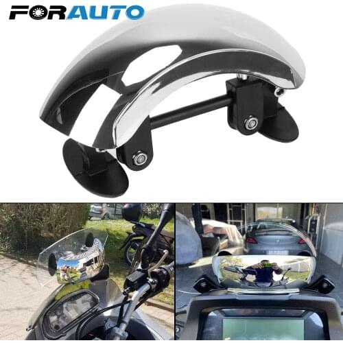 180 Degree Wide Angle Motorcycle Accessories Motorcycle Windscreen Safety Rearview Mirror Auxiliary Blind Spot Mirror Universal