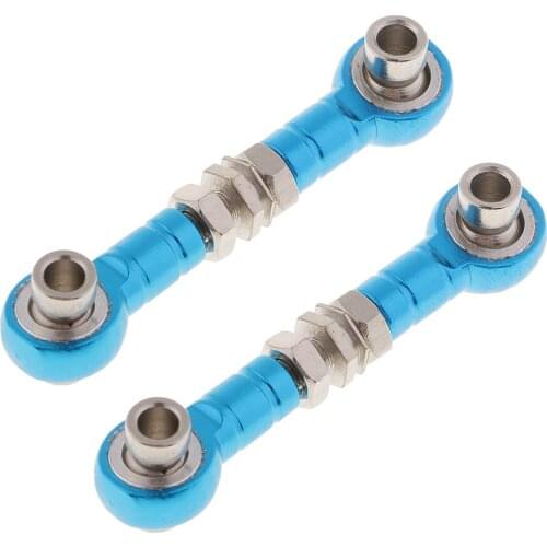 2pcs Metal Servo Linkage Pulling Steering Rod Arm for RC Car Upgrade Parts