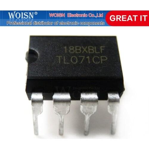 5pcs/lot TL071CP TL071CN TL071 DIP-8 amplifier IC In Stock