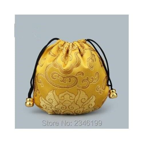 50pcs 11x11cm Nation Style Colorful Frabic Gift Bags With Clouds Pattern Incense Storage Jewelry Jade Drawstring Pouches