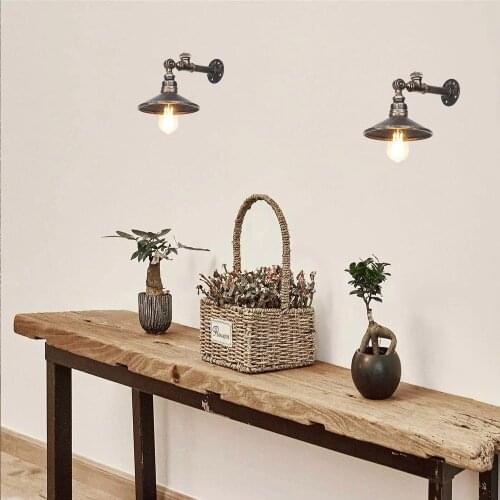 American retro Wall Lamp E27 LED 110V 220V Vintage Wall light for Bedroom bedside Restaurant Coffee Bar Loft retro lamps