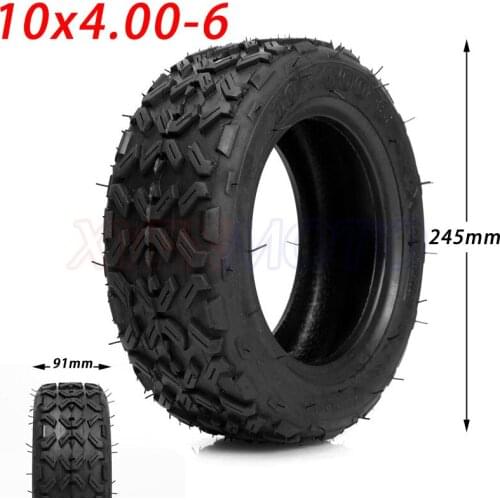 10X4.00-6 Tire Tubeless Vacuum Tyre for Electric Balancing Car Scooter 10*4.00-6 Thick Rubber Tyre for Mini Motorcycle