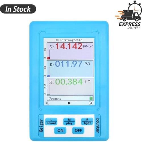 BR-9A Handheld Digital Tester Electromagnetic Radiation Detector High Accuracy Professional Semi-functional Type EMF Meter