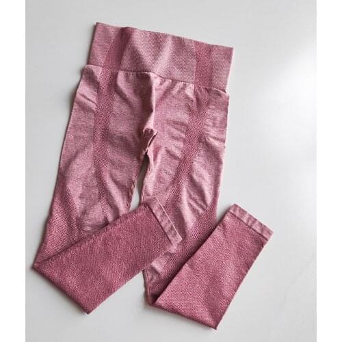 LANTECH Women Gym Yoga Compression Seamless Pants Sports Lifting Stretchy High Waist Athletic Fitness Leggings Running Pants