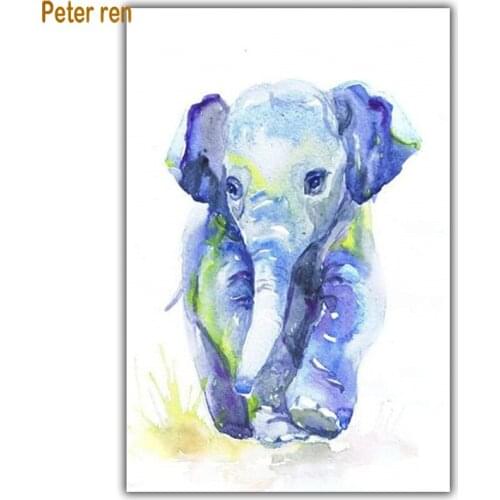Diy Diamond painting cross stitch kit diamond embroidery animal 5d Square/Round diamond Mosaic Rhinestone Decoration Elephant