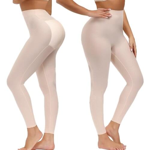 Slimming Leggings Fake Butt Lifter Control Panties Shapewear Seamless High Waist Trainer Soft Long Pants Womens Underwear