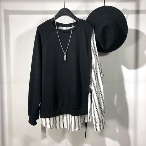 Owen Seak Men Bottoming Shirt 100% Cotton Gothic Style Pullover Mens Clothing Tops Tees Summer Women Tees Black Long T Shirt