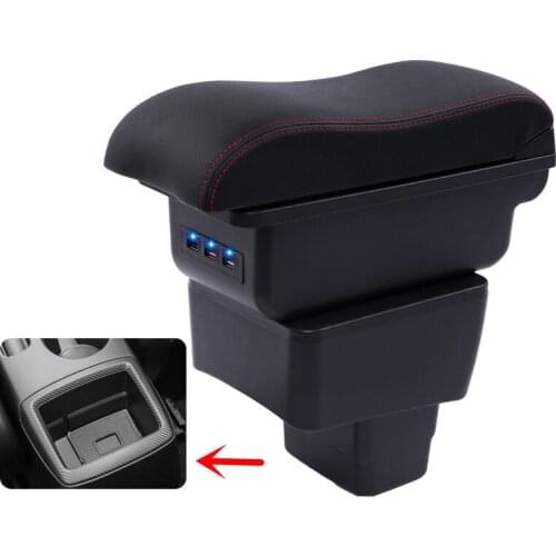 For Mazda CX-3 CX 3 CX3 armrest box USB Charging interface heighten central Store content cup holder ashtray accessories