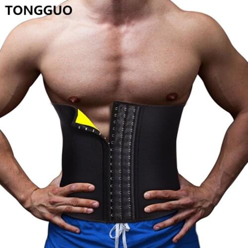 New Men Belt Neoprene Man Shaper Male Waist Trainer Cincher Corset Men Body Modeling Belt Tummy Slimming Strap Fitness Shapewear