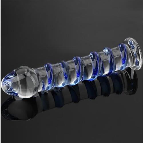 Glass Dildo Anal Plug Cord Male Female Masturbation Erotic Products Crystal Butt Plug Sex Toys Women Vaginal Balls Screw Wand
