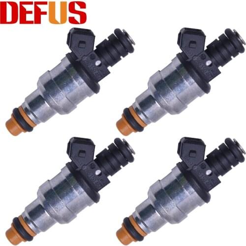 DEFUS 4X Fuel Injectors Bico Injetor For Audi A3 A4 & VW Golf 1.8L Turbo 0280150467 06A906031F Flow Matched Injection Nozzle NEW