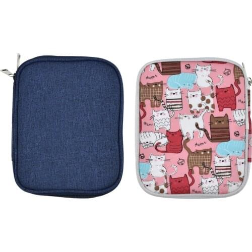 Crochet Hook Case, Portable Crochet Knitting Needle Storage Bag Organizer for Travel, Home Use, 4.3x 7.09inch