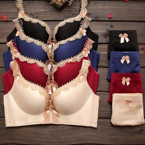 Sexy New Fashion Bra Brief Sets Underwear Women Seamless Royal Style Lingerie Female Set Push Up Bra And Panty Sets