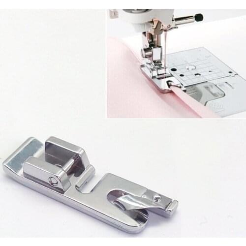 1Pcs Rolled Hem Curling Presser Foot For Sewing Machine Singer Janome Sewing Accessories
