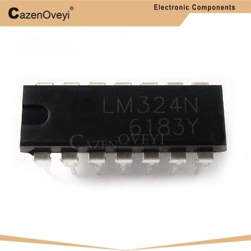 10pcs/lot LM324N LM324 DIP-14 In Stock