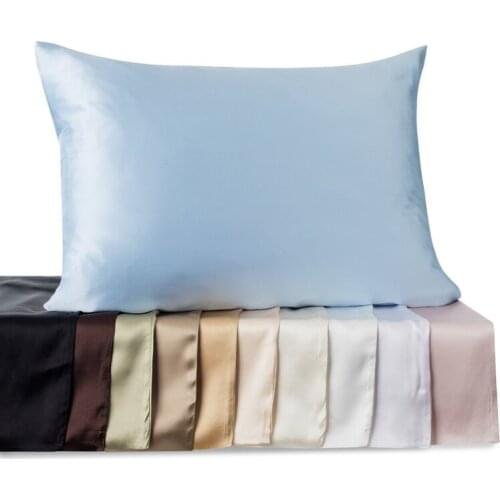 100% Nature Mulberry Silk Pillowcase Cover Healthy Fabric Pillow Case 4 Size