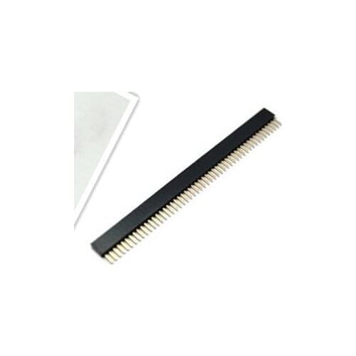100pcs 1X40 Pin Single Row Female Header 1.27mm pitch straight single row