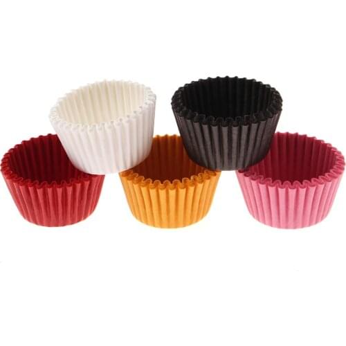 1000pcs 25x21mm Mini Cupcake Liner Cupcake Paper Baking Cup Muffin Cases Cake Mold Small Cake box Cup Tray Decorating Tools