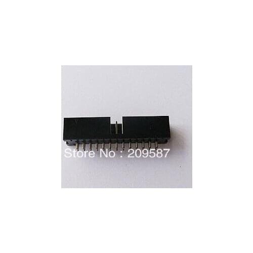 10x DC3 26 Pin Shrouded Male Header Connector 2.54mm