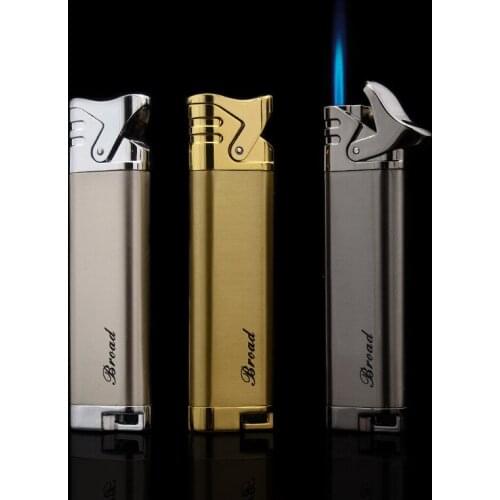 20pcs Jet Torch LighterMetal Lighter Windproof Outdoor Blue Flame Jet Lighters Refillable Butane Gas Cigar Lighter Without Gas
