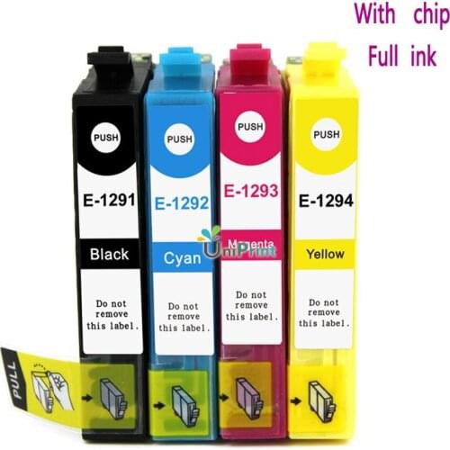 UP 3sets T1291 Compatible ink cartridge for SX230 SX235W SX430W SX435W SX440W SX445W SX525WD B42 SX620FW
