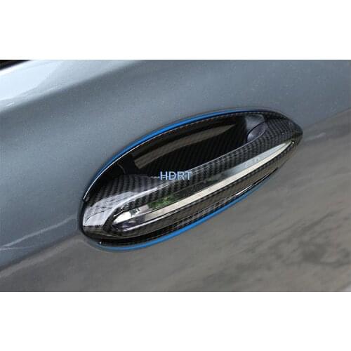 For BMW X5 2019 ABS chrome 4pcs Side Door Handle Sequin Bowl Protect Decoration Moulding Sticker Cover Trim Exterior Accessories