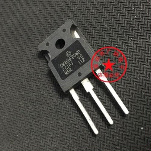 5pcs GW45HF60WD TO-247 high-speed IGBT transistors commonly used in welding machines 45A/600V STGW45HF60WD New and original