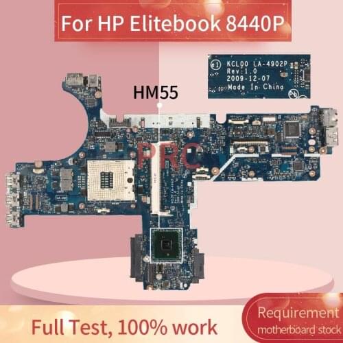 594028-001 594028-501 For HP Elitebook 8440P Laptop Motherboard LA-4902P QM57 DDR3 Notebook Mainboard