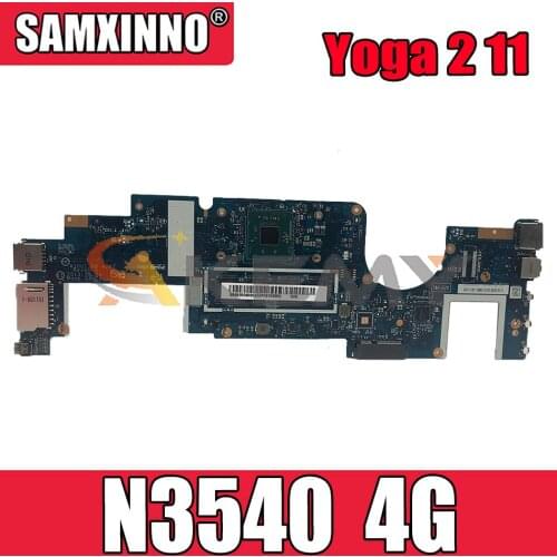 Akemy For CPU. N3540.4G.AIUU1 nm-a201 Motherboard Lenovo Yoga 2 11 Laptop PC Board 100% Test OK