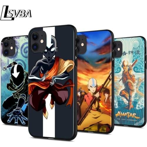 Avatar The Last Airbender Anti-fall Silicone Phone Case For iPhone 11 Pro XS Max X XR 6S 6 7 8 Plus 5S Soft Black Cover Capa