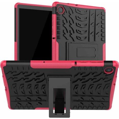 Case for Lenovo Tab M10 FHD Plus M10plus TB-X606F TB-X606X Stand Cover Shockproof Rubber Bumper Dual Layer Armor Cover