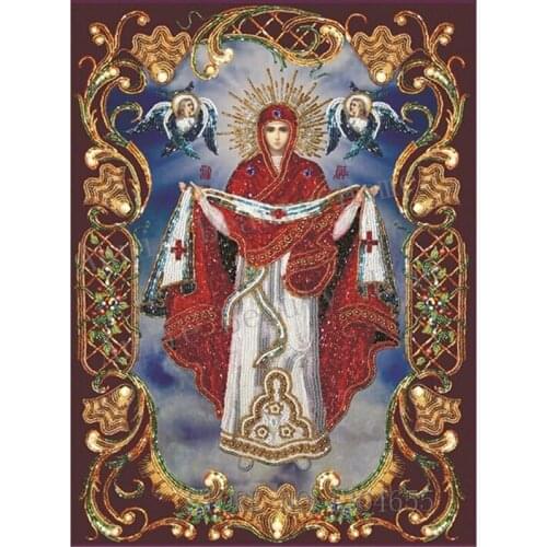 Diy 5D Diamond Painting Religious Icons Diamond Embroidery Mazayka Set Embroidery Beading Kits Sets For Home Decoration Sale