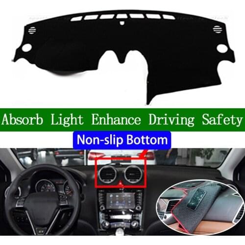 For HAVAL H6 2011 2012 2013 2014 2015 2016 2017 Non-slip Bottom Dashboard Cover Car Decals Car Stickers Interior Car Accessories