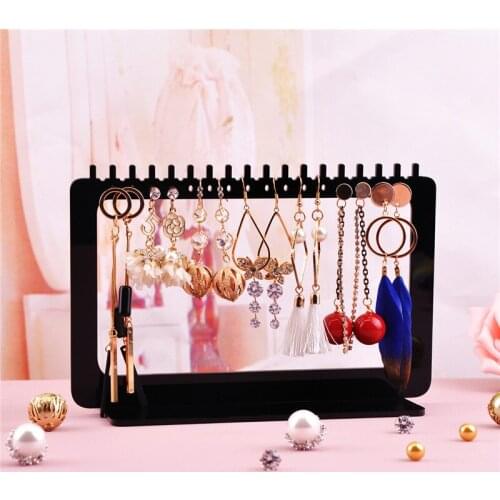 Earrings Necklace Ring Pendant Bracelet Jewelry Display Stand Tray Storage Racks Organizer Holder Make Up Decoration Home Decor