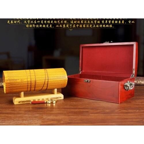 BEST Christmas present --The ART of WAR # Sun-Tzu hardback edition bamboo Edition - TOP business gift (2 language)