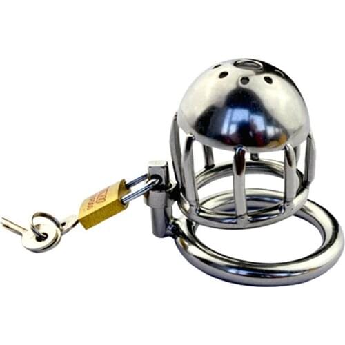 Stainless Steel Male Chastity Device Penis Belt,Cock Rings,Cock Cage With Padlock Locking Bondage Adult Games Sex Toys For Men