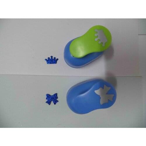 2pcs(2.5cm) crown and bowtie shape craft punch set Punch Craft Scrapbooking school Paper Puncher eva hole punch free shipping