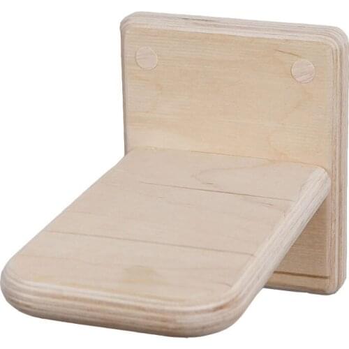 Cat Wall Frame Cat Climbing Ladder Pine Wall Cat Jumping Platform Springboard Solid Wood Wall-Mounted Cat Climbing Frame