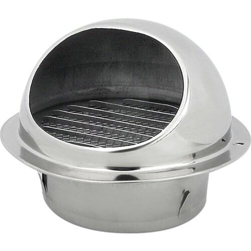 Stainless Steel Wall Ceiling Air Vent Ducting Ventilation Exhaust Grille Cover Outlet Heating Cooling & Vents Cap Waterproof