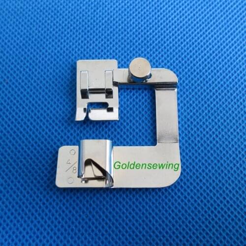 Snap On Rolled Hemmer Hem Foot 1/2" For Singer Janome Brother Juki White #6290-4