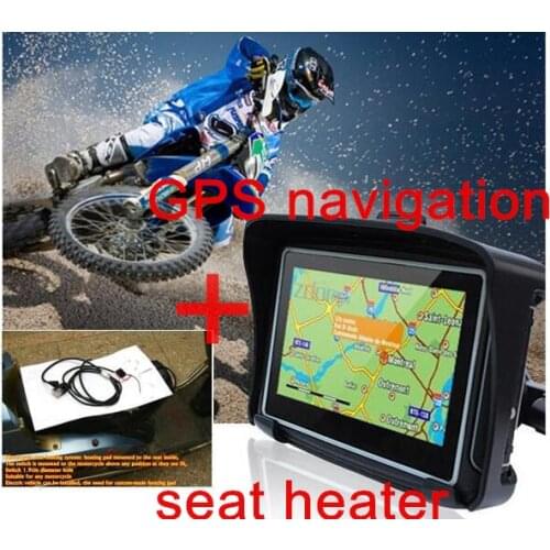 Motorcycles Heating for seat outdoor sport heating motorcycle scooters rider heated seats and navigation gps for motorcycle